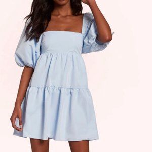 NWT Amanda Uprichard Theodora Dress, Size S, Powder Blue